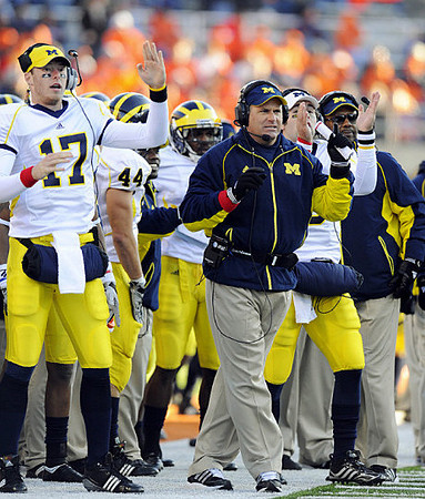 David Cone (17), Mark Moundros (44), Rich Rodriguez, Nick Sheridan (8), and Fred Jackson