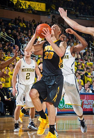 Spike Albrecht (2) and Kameron Chatman (3)