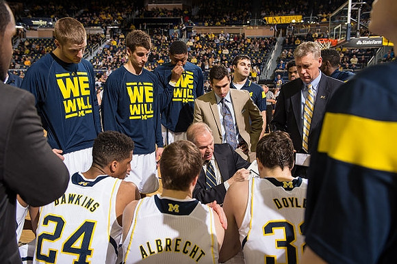 John Beilein, Jeff Meyer, and Michigan Team
