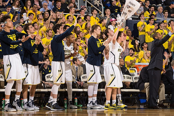 Michigan Team and LaVall Jordan