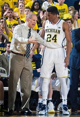 John Beilein and Aubrey Dawkins (24)