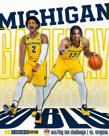Kobe Bufkin (2) and Jett Howard (13)