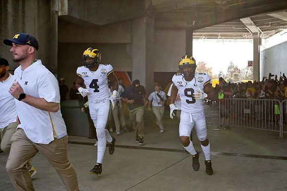 Nico Collins (4) and Donovan Peoples-Jones (9)