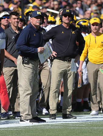 Don Brown and Jim Harbaugh