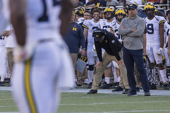 Jim Harbaugh and Michael Zordich