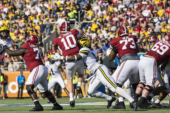 Ambry Thomas (1) and Josh Metellus (14)