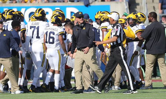 Jim Harbaugh and Michigan Team