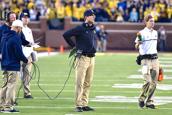 Tim Drevno and Jim Harbaugh