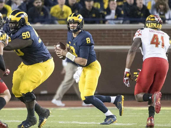 Michael Onwenu (50) and John O'Korn (8)