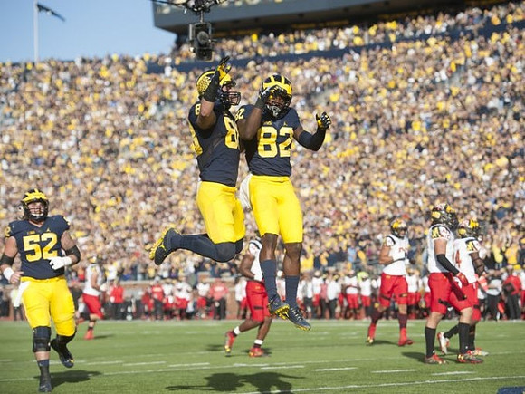 Mason Cole (52), Jehu Chesson (86), and Amara Darboh (82)