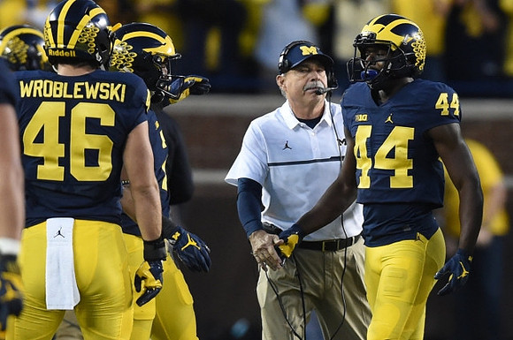 Michael Wroblewski (46), Don Brown, and Delano Hill (44)