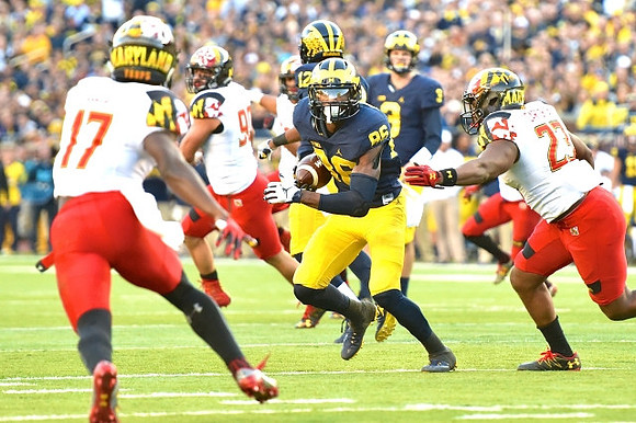 Jehu Chesson (86), Chris Evans (12), and Wilton Speight (3)
