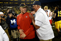 Maryland Head Coach D.J. Durkin and Greg Mattison