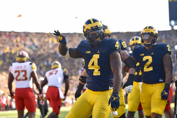 De'Veon Smith (4) and Devin Asiasi (2)