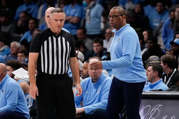 North Carolina Head Coach Hubert Davis