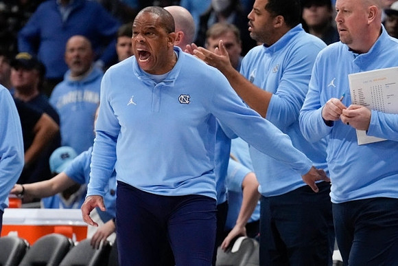 North Carolina Head Coach Hubert Davis