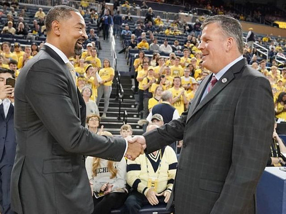 Juwan Howard and Creighton Head Coach Greg McDermott