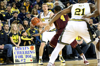 Spike Albrecht (2) and Zak Irvin (21)
