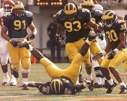 James Hall (56), Josh Williams (91), Sam Sword (93), and Andre Weathers (30)