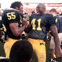 Dhani Jones (55) and Tommy Hendricks (41)