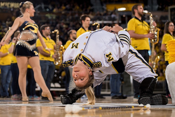 Michigan Band and Drum Major