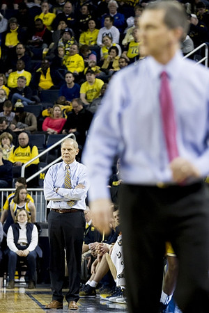 John Beilein and Maryland Head Coach Mark Turgeon