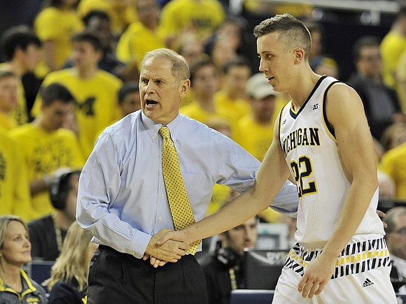John Beilein and Duncan Robinson (22)