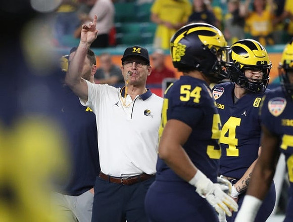 Jim Harbaugh and Michigan Team
