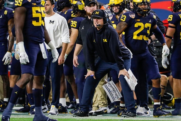 Jim Harbaugh and Michigan Team