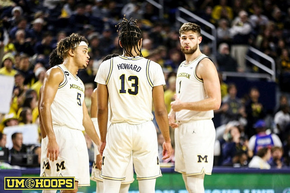 Terrance Williams II (5), Jett Howard (13), and Hunter Dickinson (1)