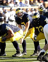 Chad Henne (7), David Baas (75), Rueben Riley (72), and Michael Hart (20)