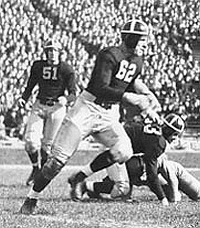 1937 Season-Michigan State: Kenneth Frost (63), Elmer Gedeon (51), and Archie Kodros (53)