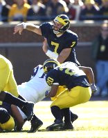 Chad Henne (7) and Michael Hart (20)