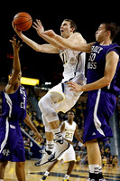 Nik Stauskas (11) and Caris LeVert (23)