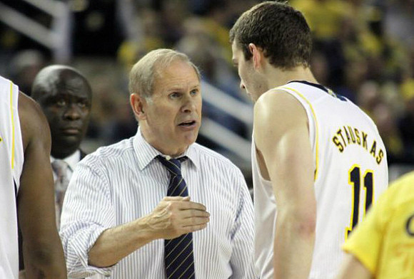 Bacari Alexander, John Beilein, and Nik Stauskas (11)