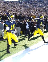 Adrian Arrington (16) and Jason Avant (8)