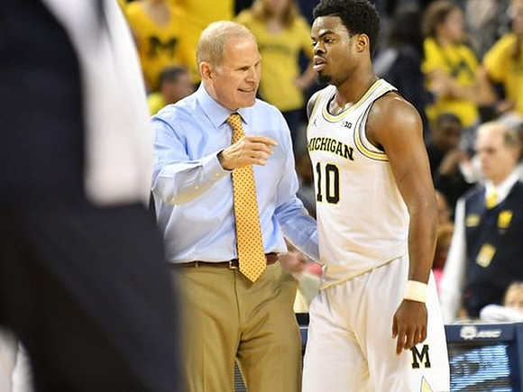 John Beilein and Derrick Walton Jr. (10)