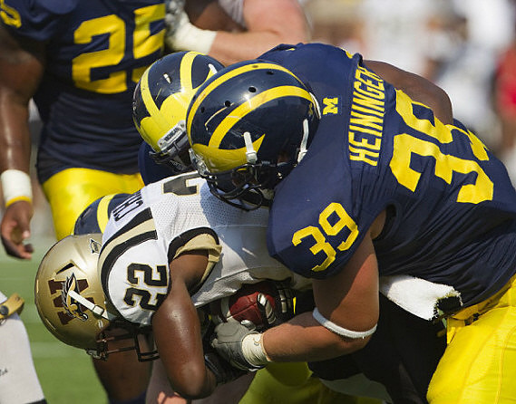 Kenny Demens (25) and Will Heininger (39)
