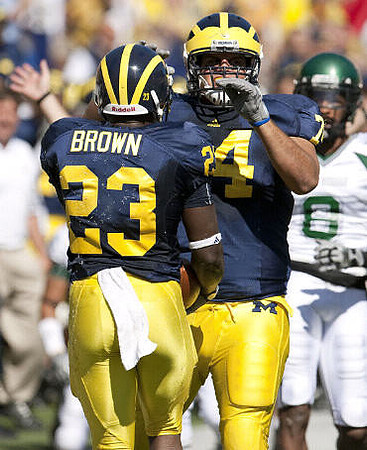 Carlos Brown (23) and John Ferrara (74)