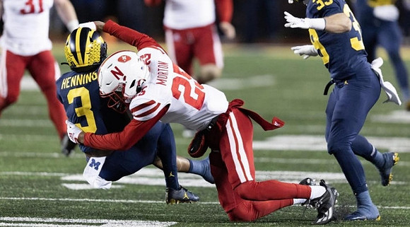 A.J. Henning (3) and Joe Taylor (39)