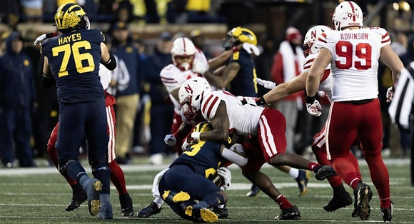 Ryan Hayes (76), CJ Stokes (23), and Ronnie Bell (8)