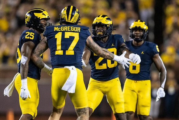 Junior Colson (25), Braiden McGregor (17), Kalel Mullings (20), and R.J. Moten (6)