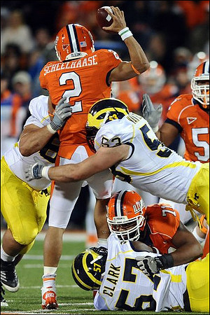 Mike Martin (68), Ryan Van Bergen (53), and Frank Clark (57)