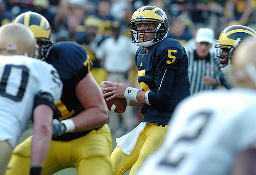 Mark Ortmann (71) and Tate Forcier (5)
