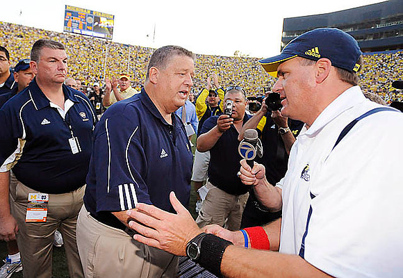 Charlie Weis and Rich Rodriguez