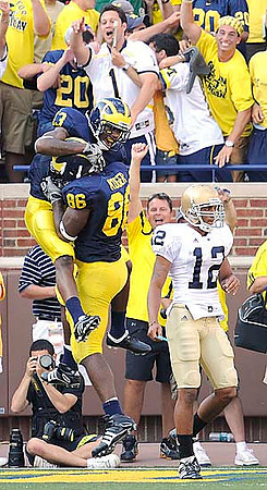 Greg Mathews (13) and Kevin Koger (86)