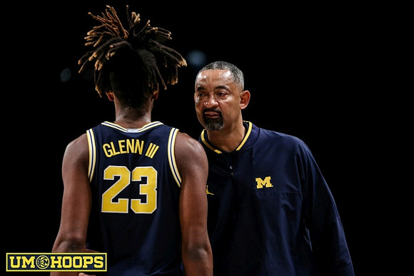 Gregg Glenn III (23) and Juwan Howard