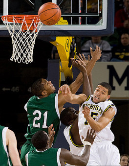 Anthony Wright (12) and David Merritt (15)