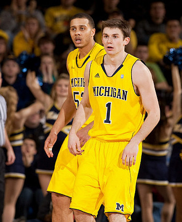 Stu Douglass (1) and Jordan Morgan (52)