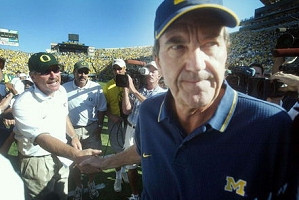 Lloyd Carr and Mike Bellotti